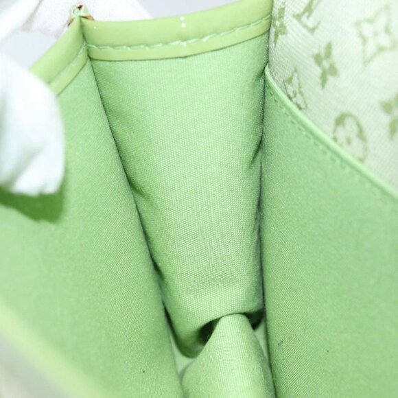LOUIS VUITTON Monogram Mini Trousse Marie Kate Pouch Green M92935 Auth 73086SA - Picture 11 of 14